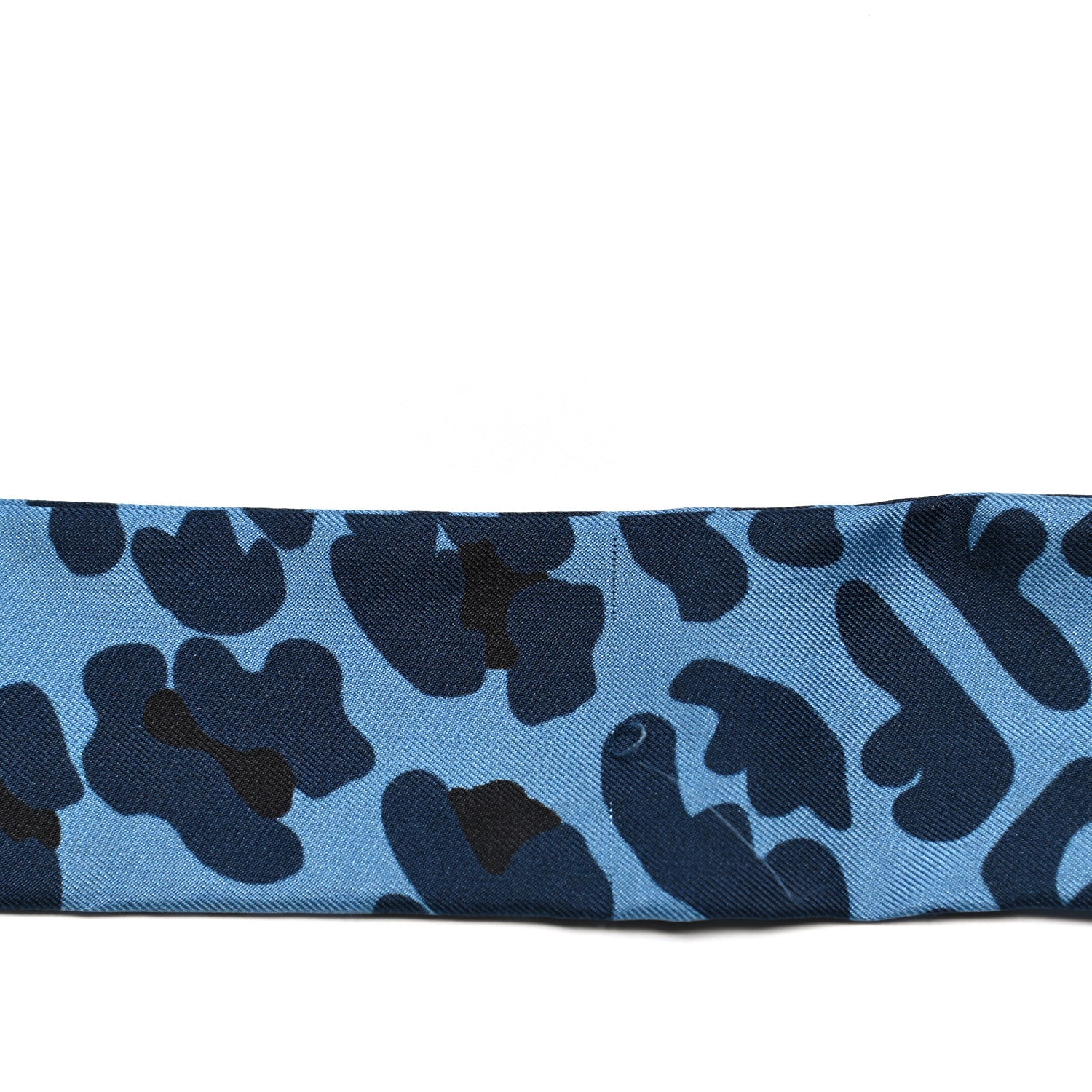Fendi Silk Wrappy Bandeau Blue 3 of 5