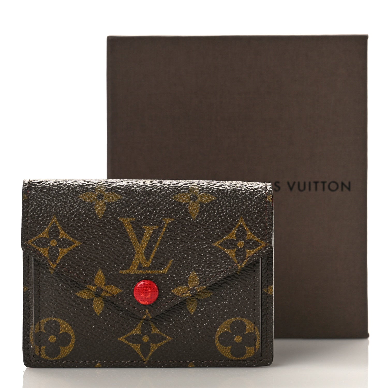Louis Vuitton Monogram Compact Marie Wallet Rouge 9 of 9