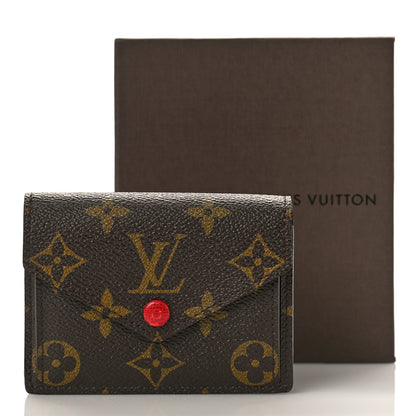 Louis Vuitton Monogram Compact Marie Wallet Rouge 9 of 9