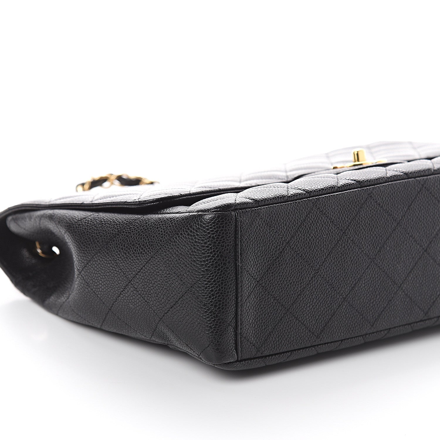 Chanel Caviar Quilted Maxi Single Flap Black 8 of 9
