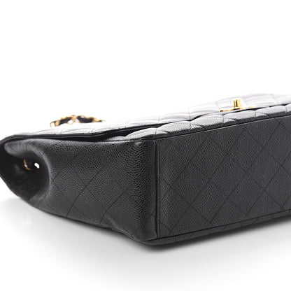 Chanel Caviar Quilted Maxi Single Flap Black 8 of 9
