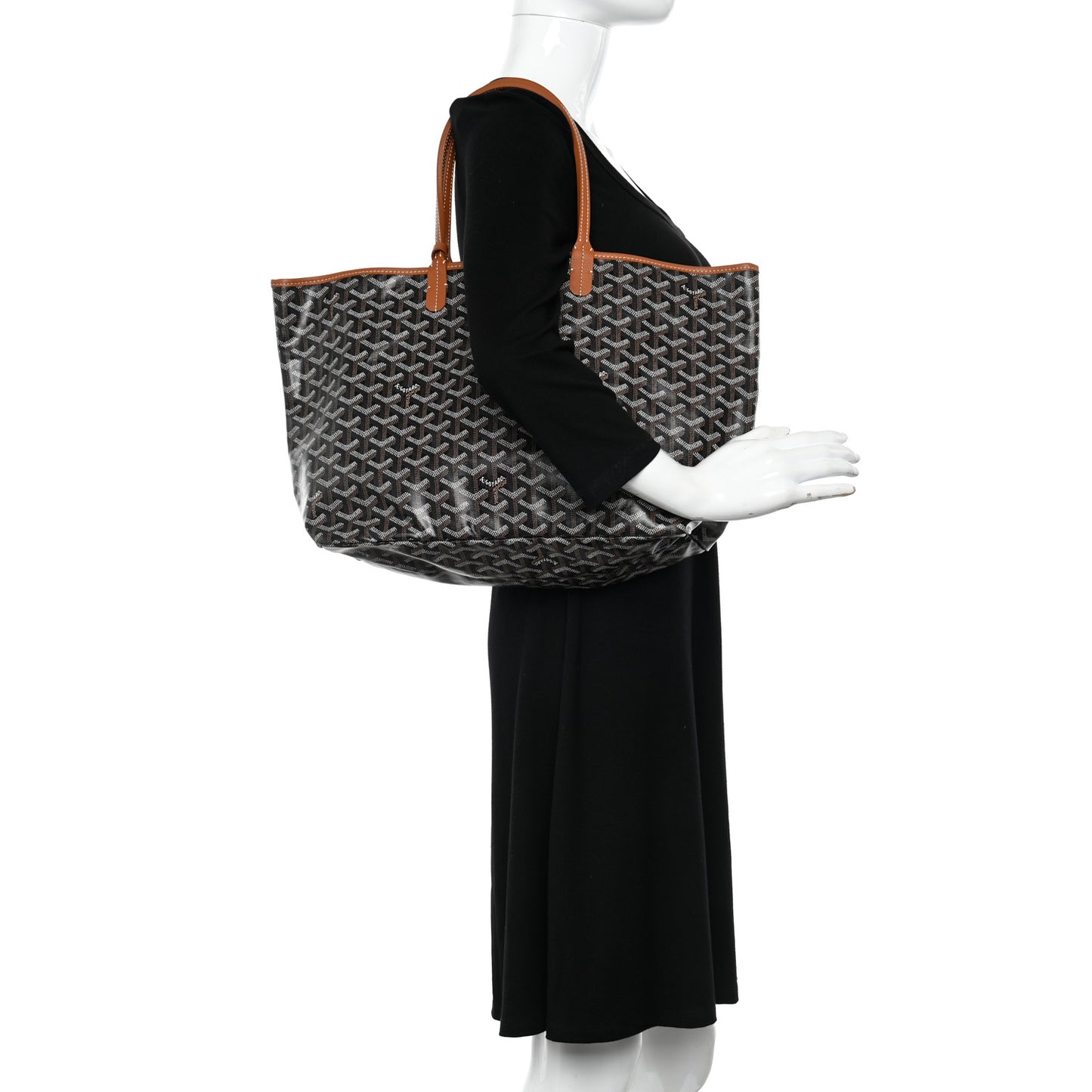 Goyardine Saint Louis PM Black Gold