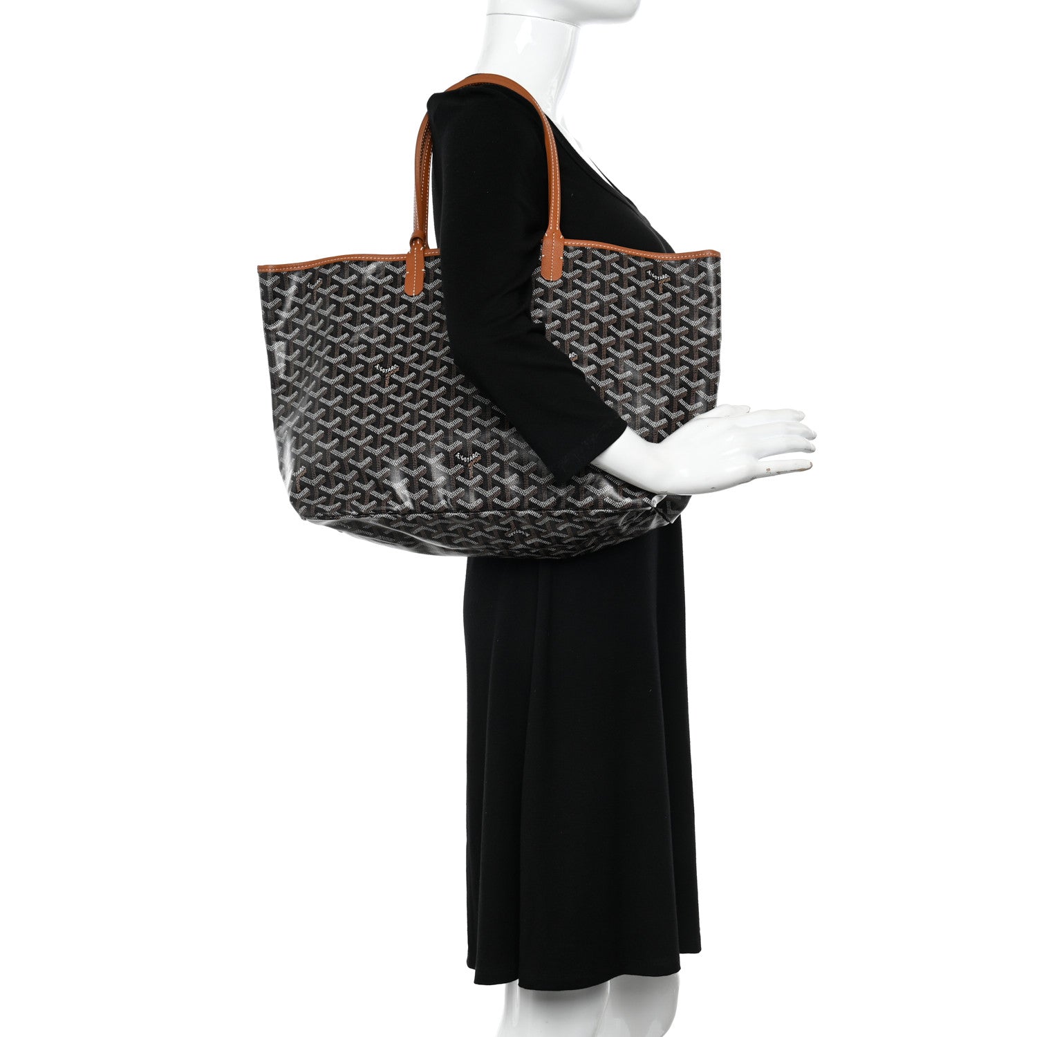 Goyard Goyardine Saint Louis PM Black Gold 2 of 12