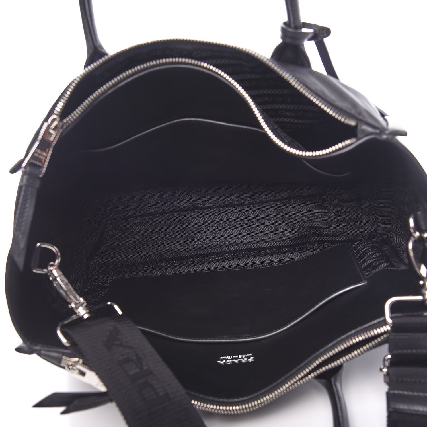 Prada Nylon Grace Lux Concept Tote Black 4 of 8