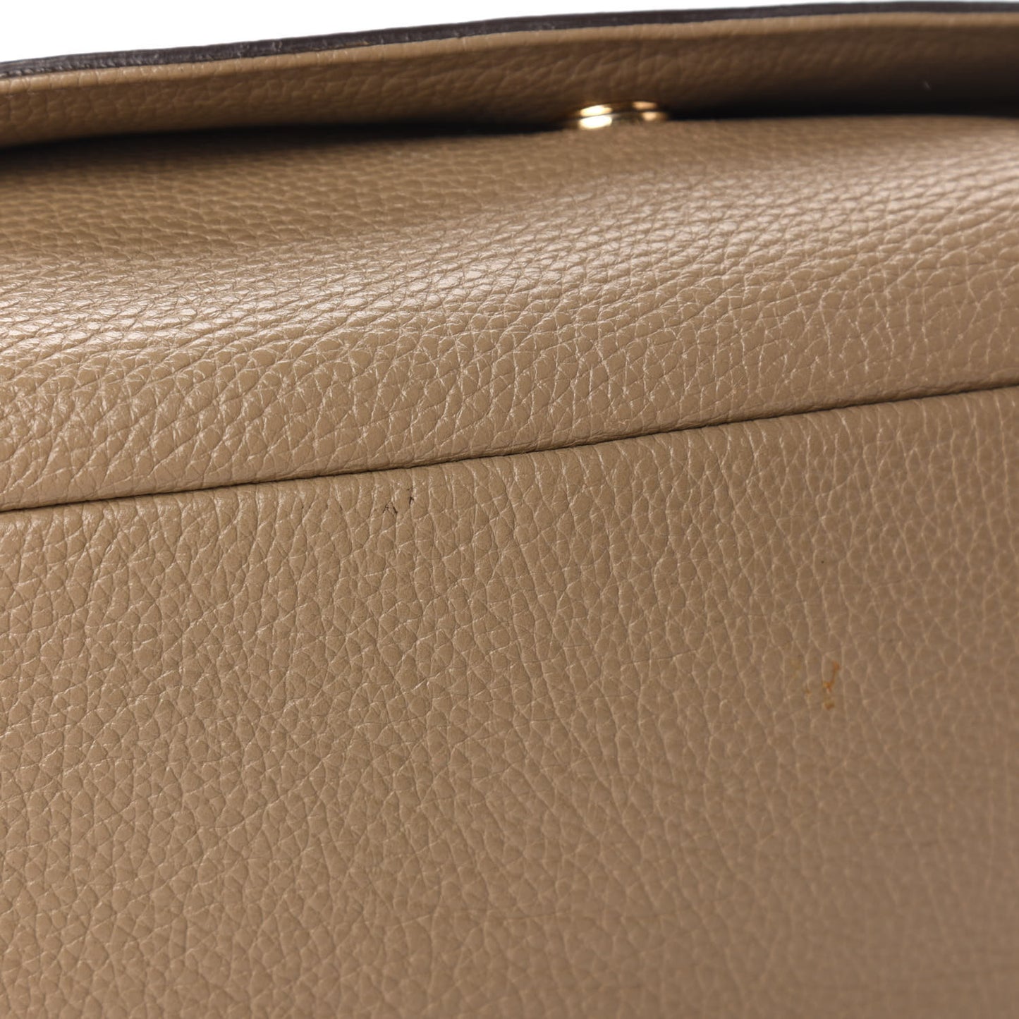 Calfskin Studded Shoulder Bag Beige