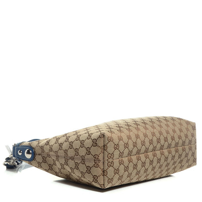Gucci Monogram Medium Icon Bit Hobo Turquoise 6 of 9