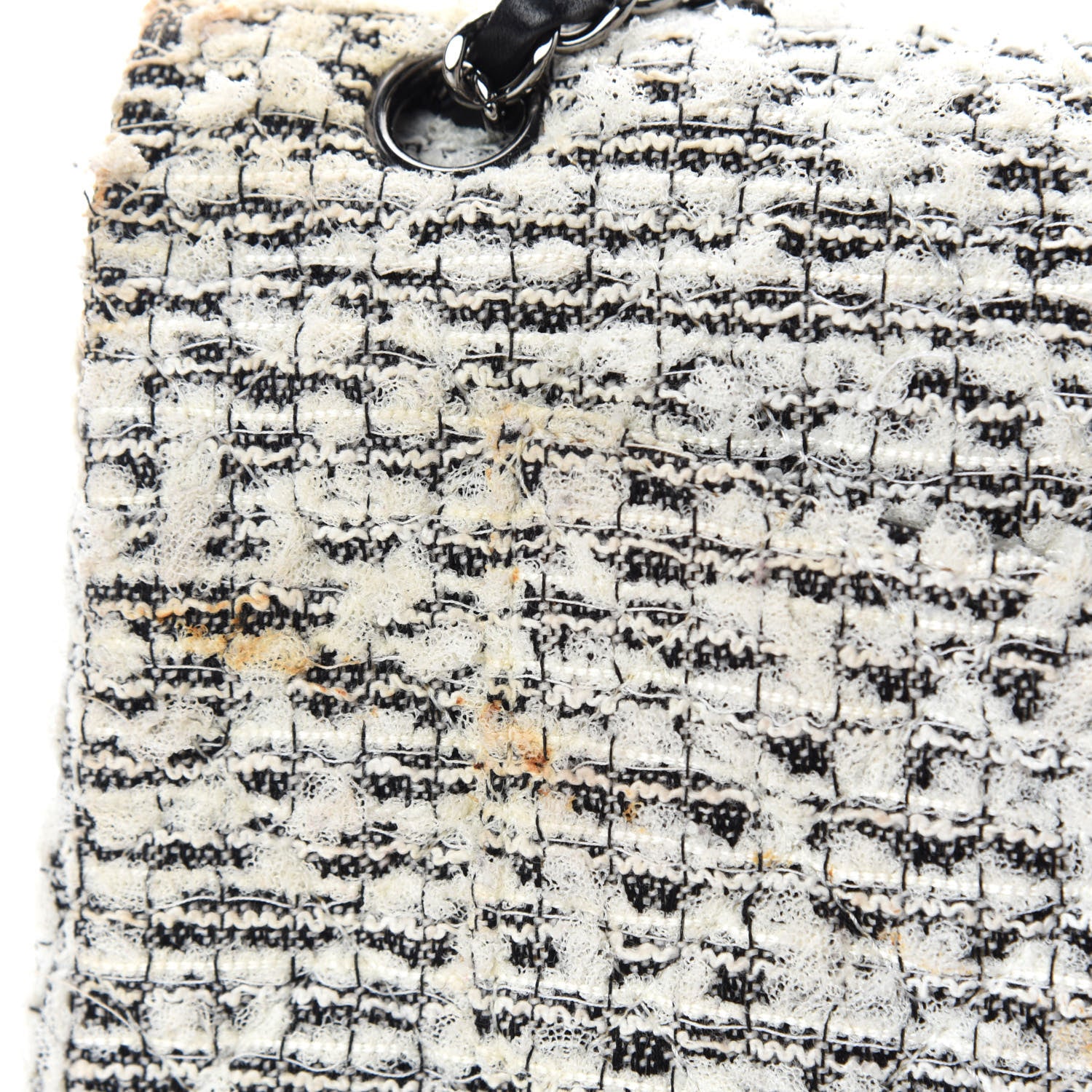 Chanel Tweed Garden Party 2.55 Reissue 225 Flap White Multicolor 15 of 22