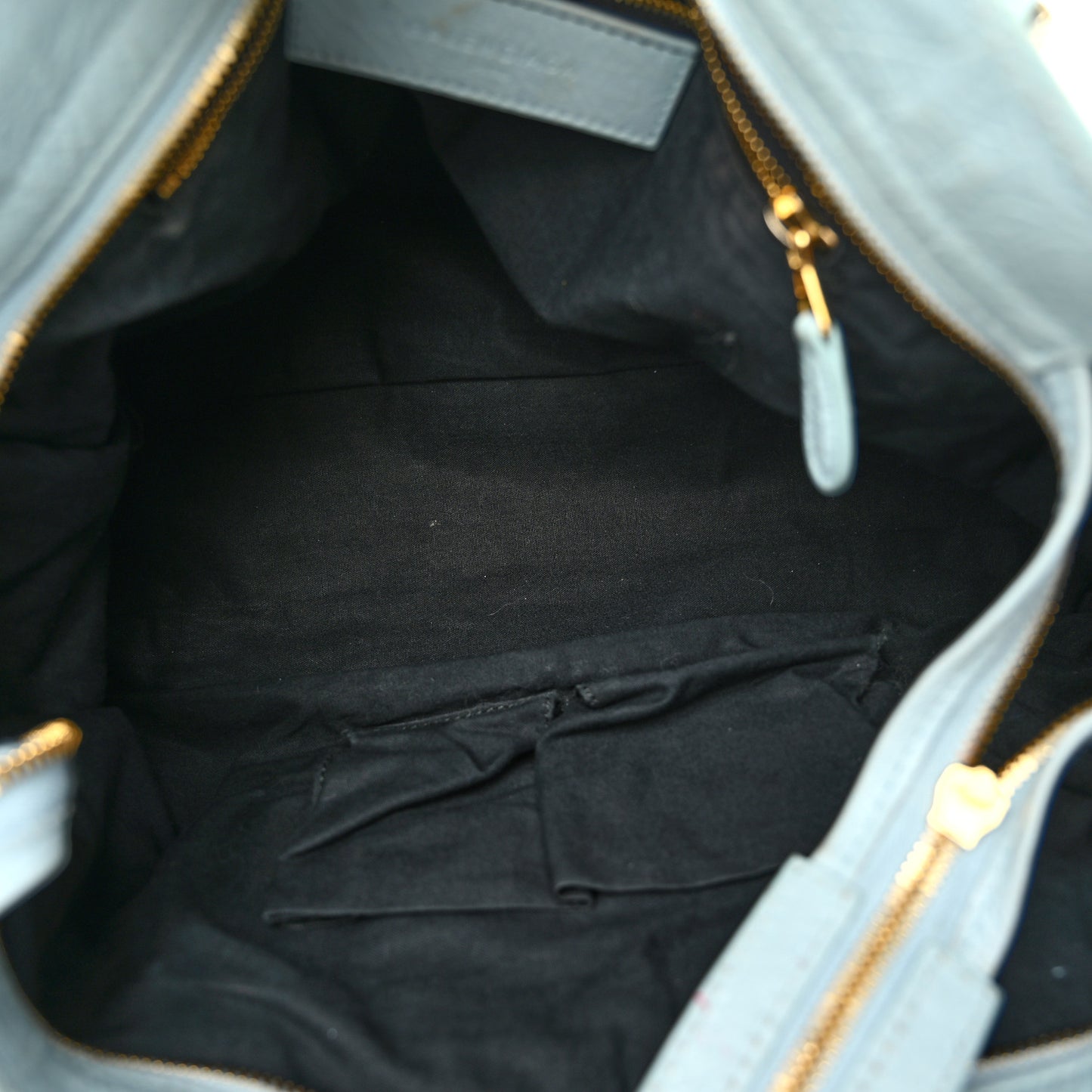 Agneau Giant 12 Gold Hardware City Bleu Dragee