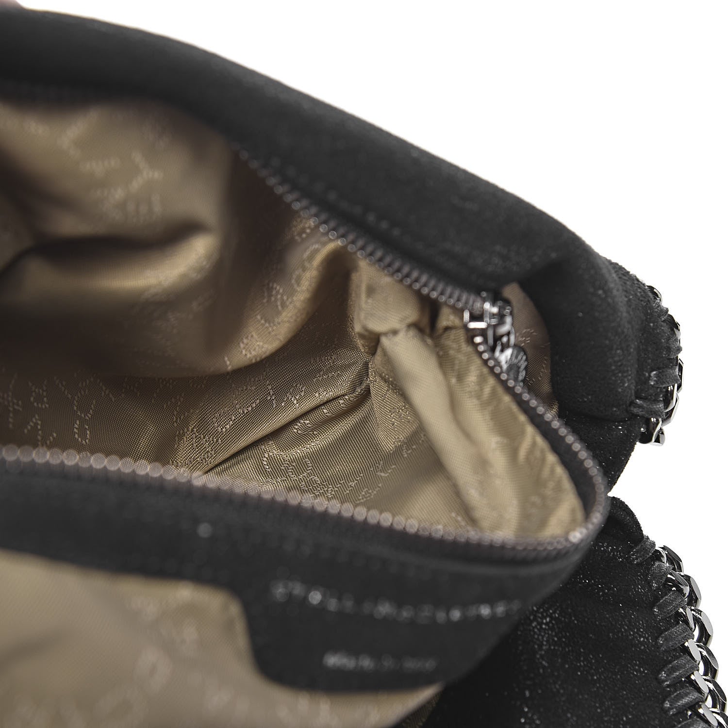 Stella McCartney Shaggy Deer Falabella Fold Over Tote Black 9 of 12