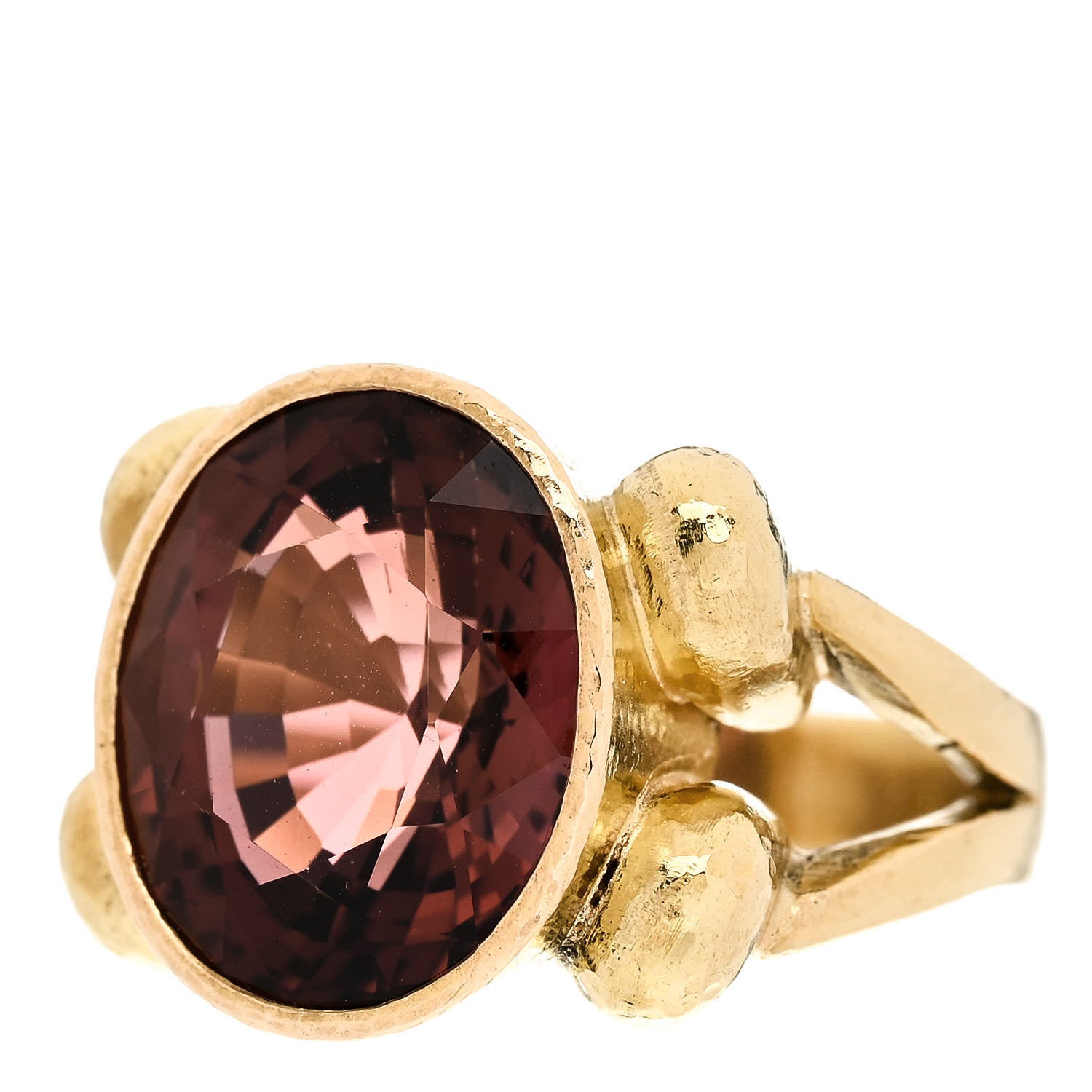 Elizabeth Locke 19K Yellow Gold Tourmaline Ring 53 6.5 3 of 6