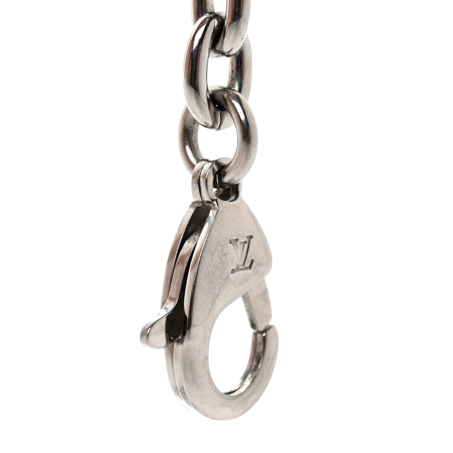 Epi Trunk Wallet Chain Shoulder Strap Silver