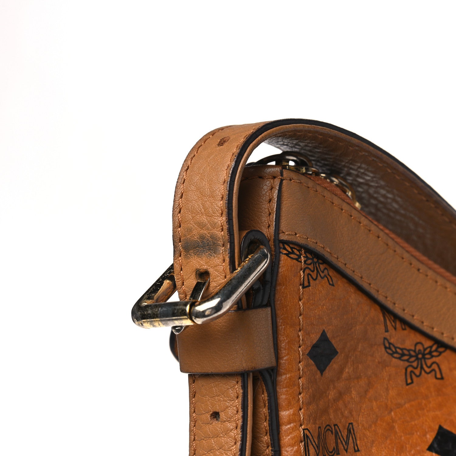 MCM Visetos Hobo Cognac 12 of 16