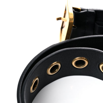 Christian Dior Calfskin Diorquake Belt 80 Black 6 of 6