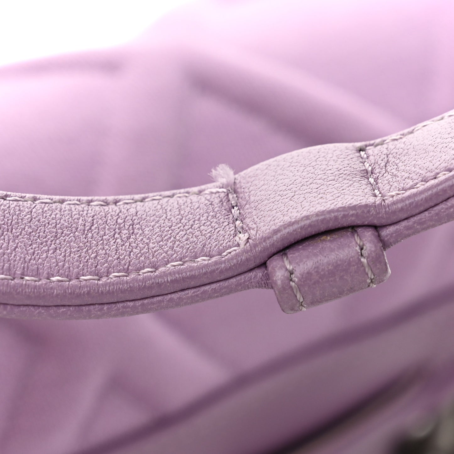 Jersey Quilted Chanel 19 Waist Bag Purple