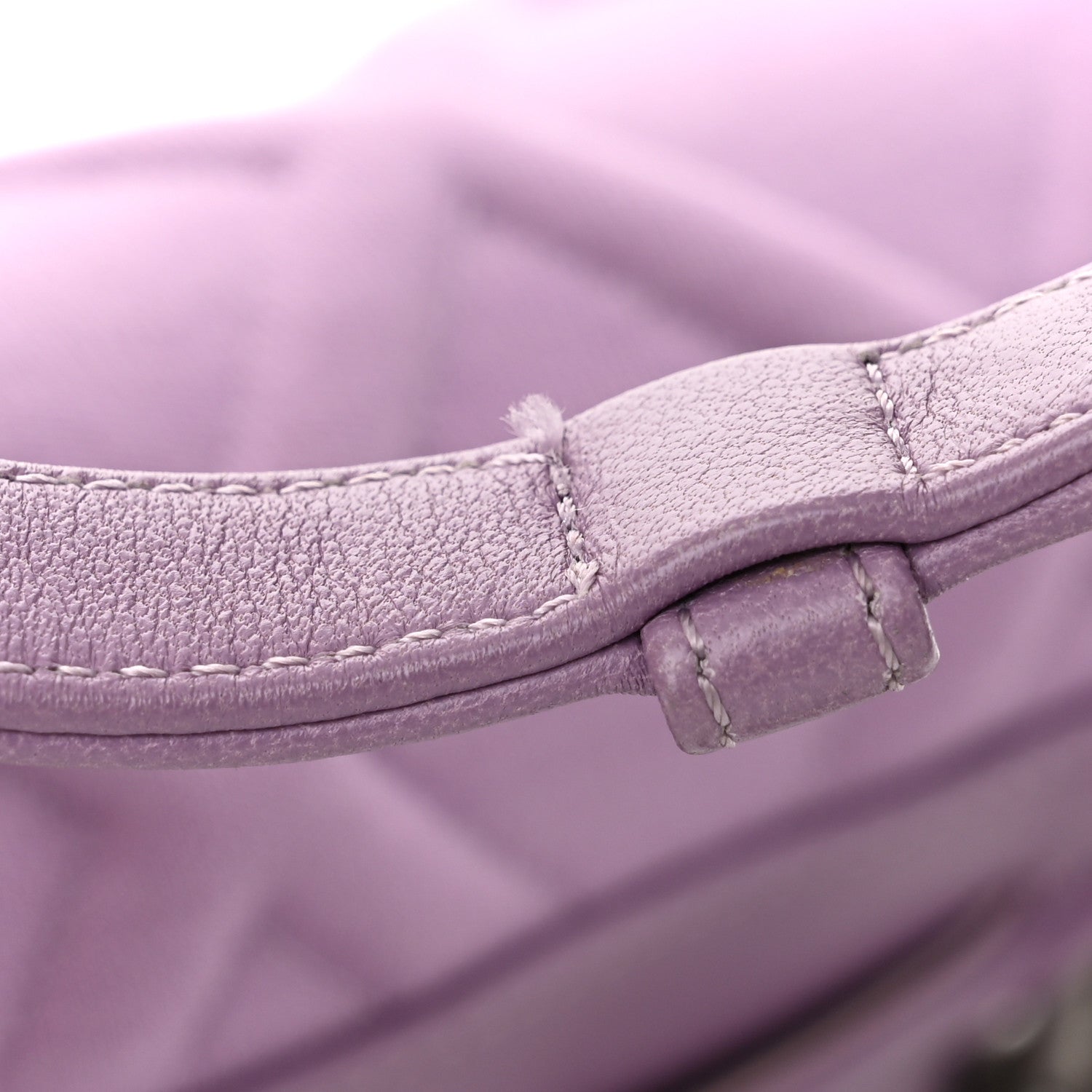Chanel Jersey Quilted Chanel 19 Waist Bag Purple 12 of 13