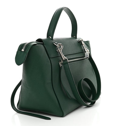 Celine Grained Calfskin Mini Belt Bag Forest 3 of 17