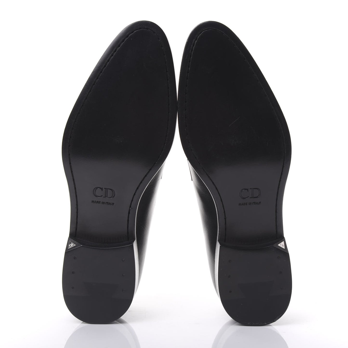 Brushed Calfskin Derby Shoes 39 Black