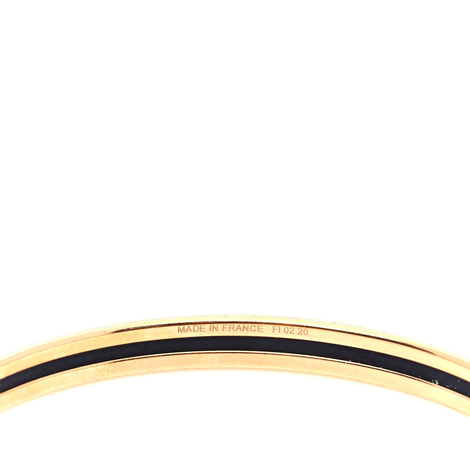 Hermes Enamel Printed Narrow Bracelet 70 3 of 4