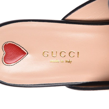 Gucci Calf Hair Leopard Print Womens Princetown Slippers 38.5 Naturale Black 6 of 9