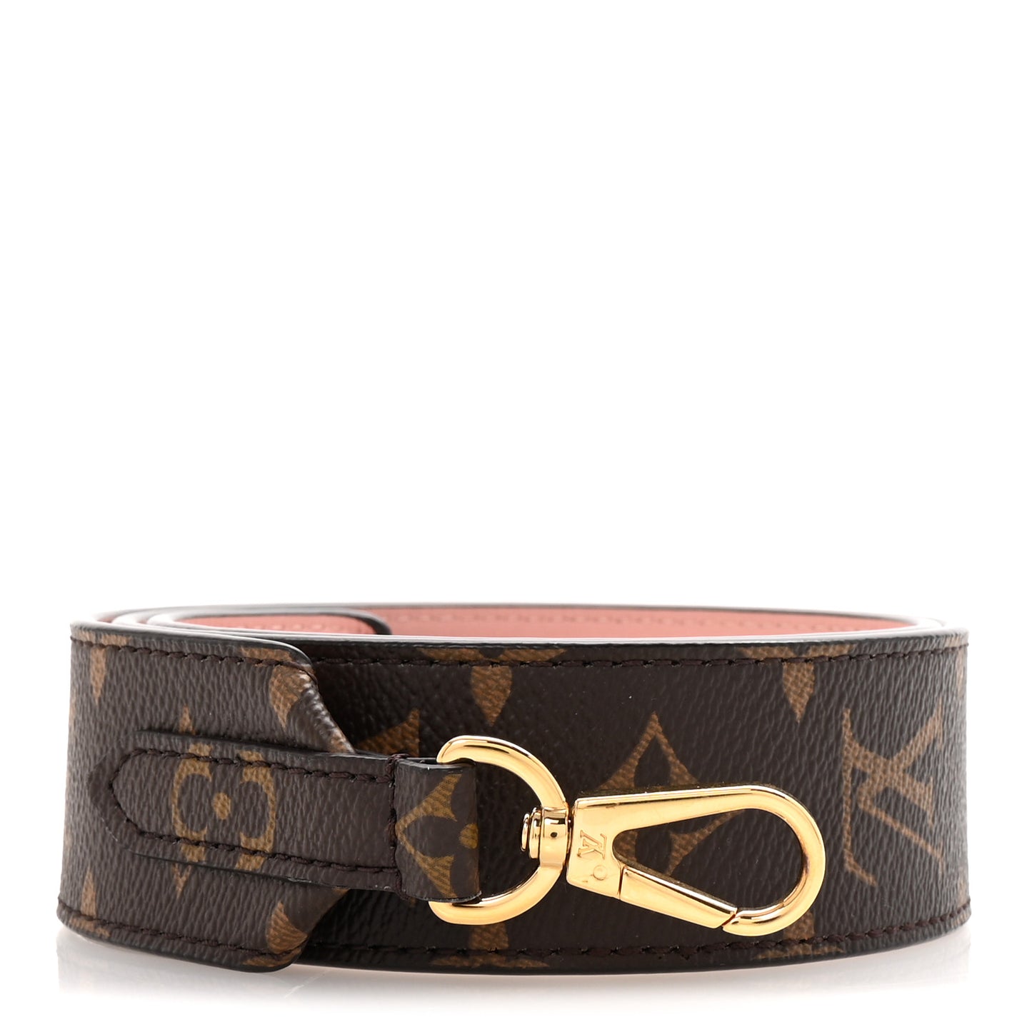 Monogram Bandouliere Shoulder Strap Rose Poudre