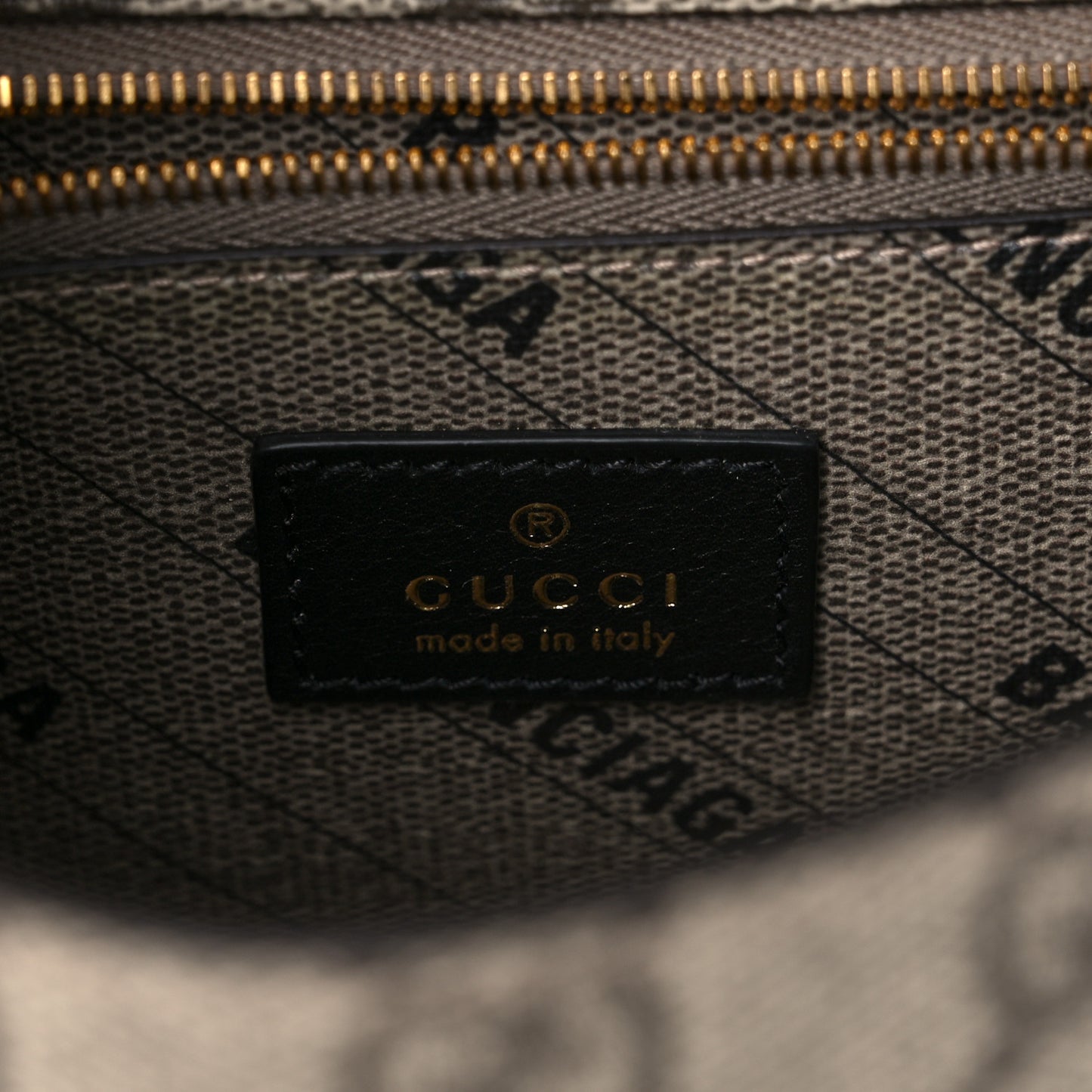 X GUCCI GG Supreme Monogram Small Hourglass Top Handle Bag Beige Ebony