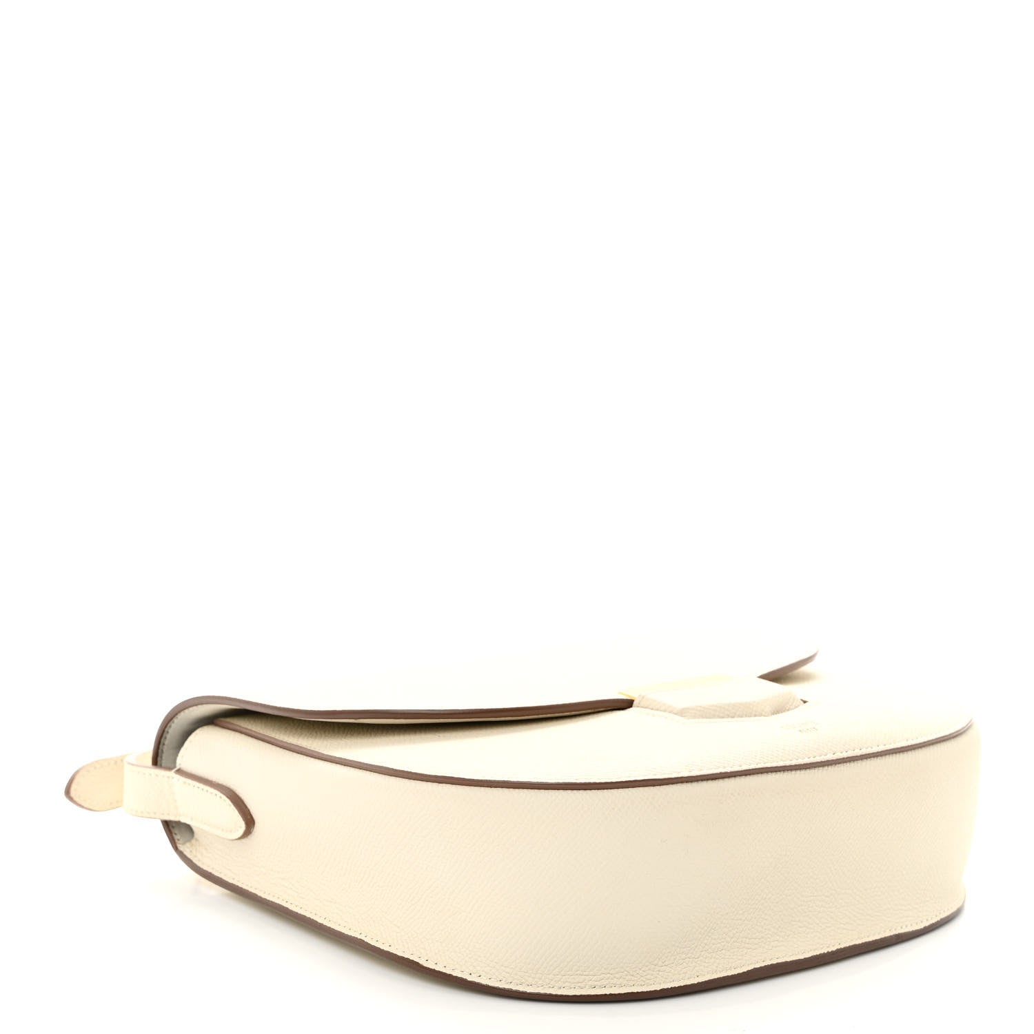 Celine Grained Calfskin Medium Trotteur White 4 of 10