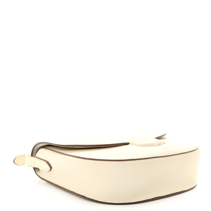 Celine Grained Calfskin Medium Trotteur White 4 of 10