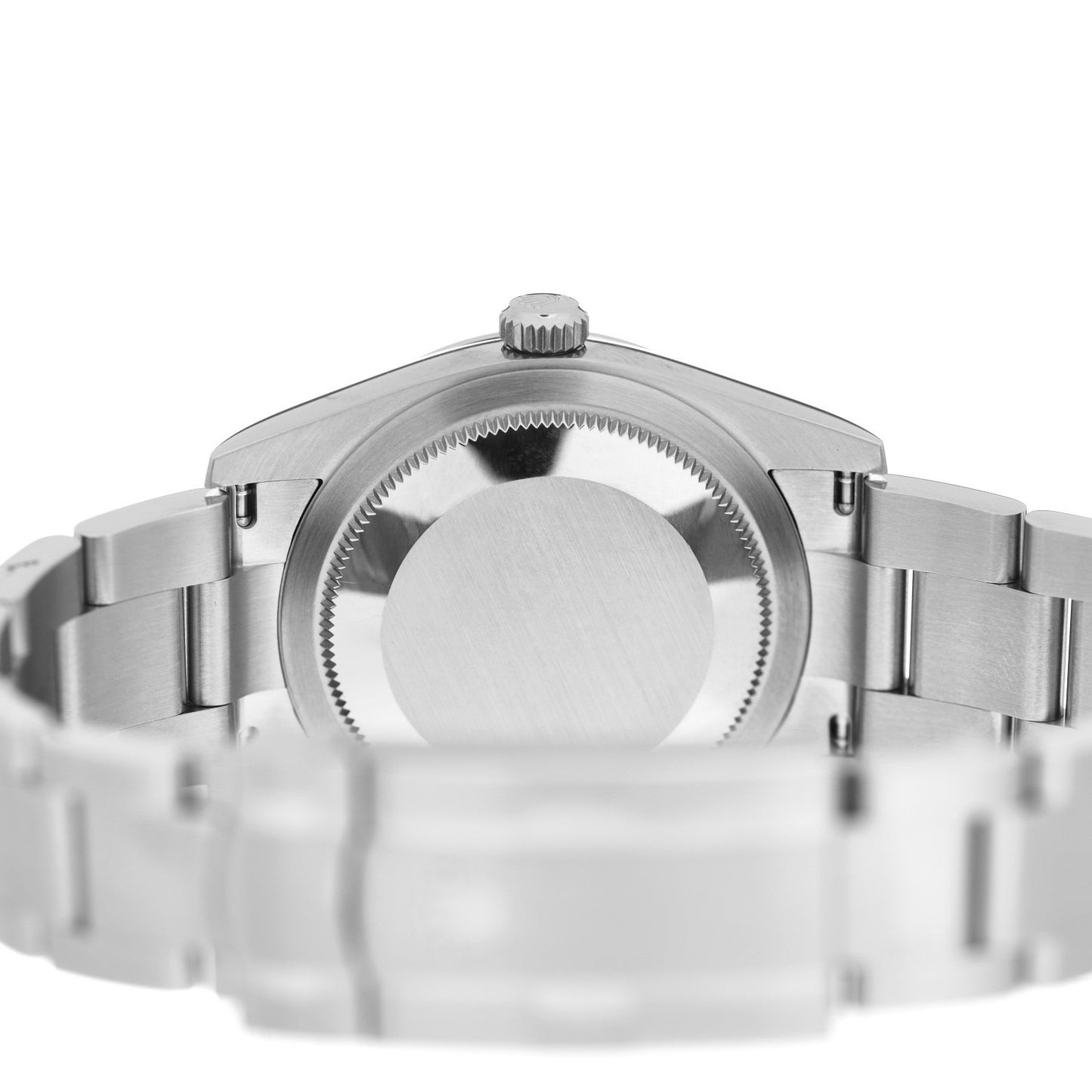 Stainless Steel 34mm Oyster Perpetual Watch Pink 124200