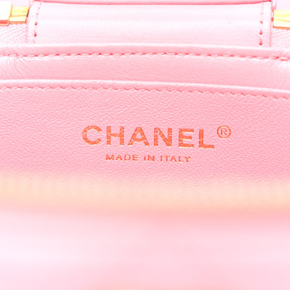 Chanel Lambskin Quilted Trendy Vanity Case Pink 6 of 11