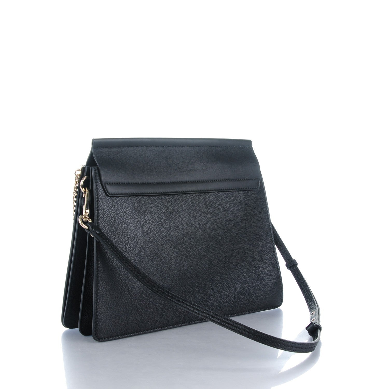 Chloe Calfskin Medium Faye Shoulder Bag Black 3 of 8