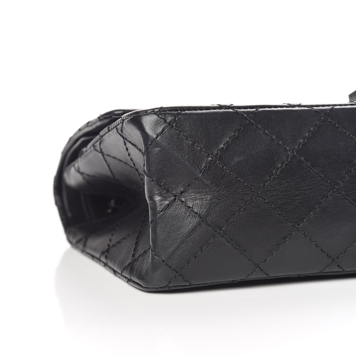 Chanel Aged Calfskin Quilted 2.55 Reissue 225 Flap So Black 5 of 13