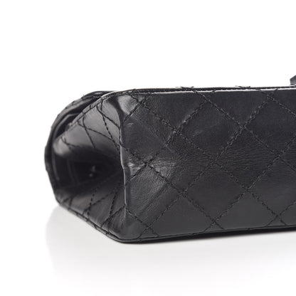 Chanel Aged Calfskin Quilted 2.55 Reissue 225 Flap So Black 5 of 13