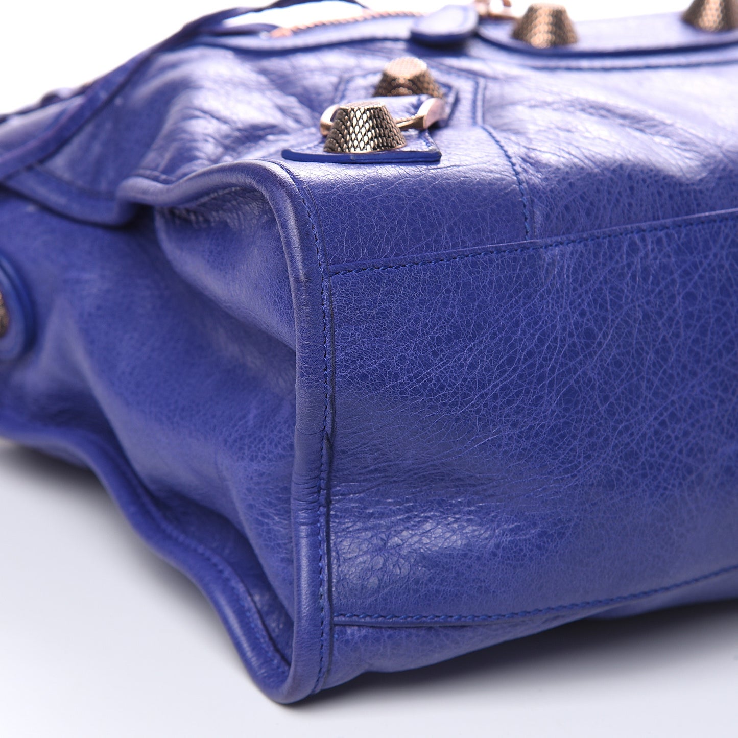 Agneau Giant 21 Rose Gold Hardware City Bleu Lavande