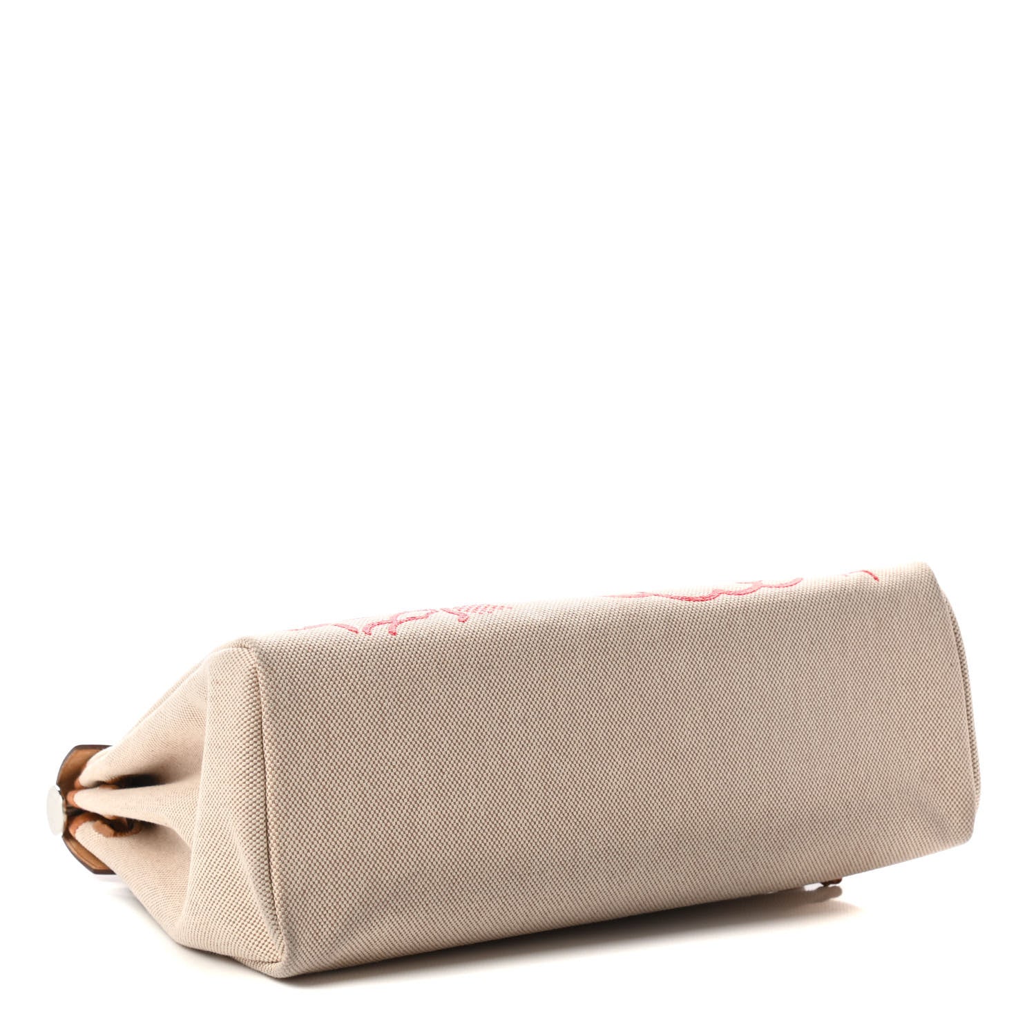 Hermes Vache Hunter Toile Pegase Pop Herbag Zip Retourne 31 PM Capucine Ecru 5 of 9