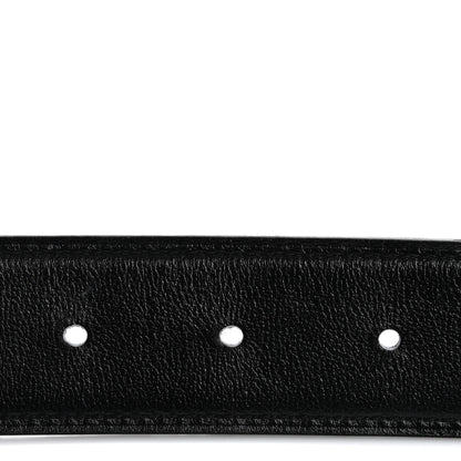 Hermes Box Togo 32mm Guilloche H Belt 90 36 Black Bleu Nuit 4 of 8