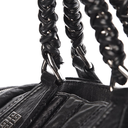 Givenchy Wrinkled Lambskin Large Chain Wrap Nightingale Black 12 of 12
