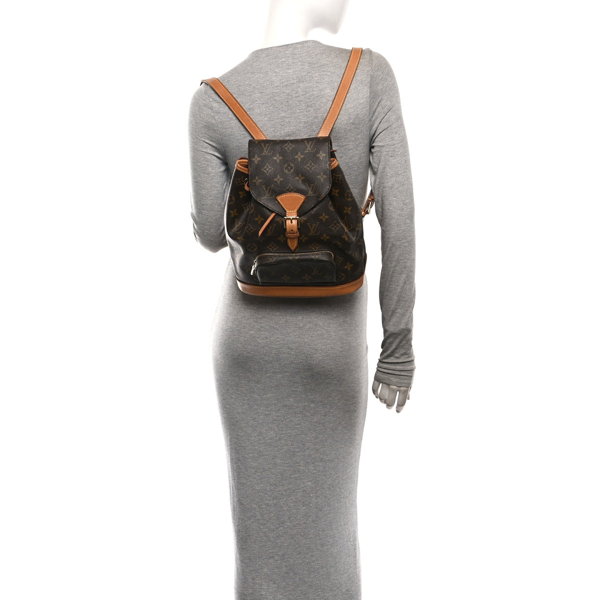 Louis Vuitton Monogram Montsouris MM Backpack 2 of 9