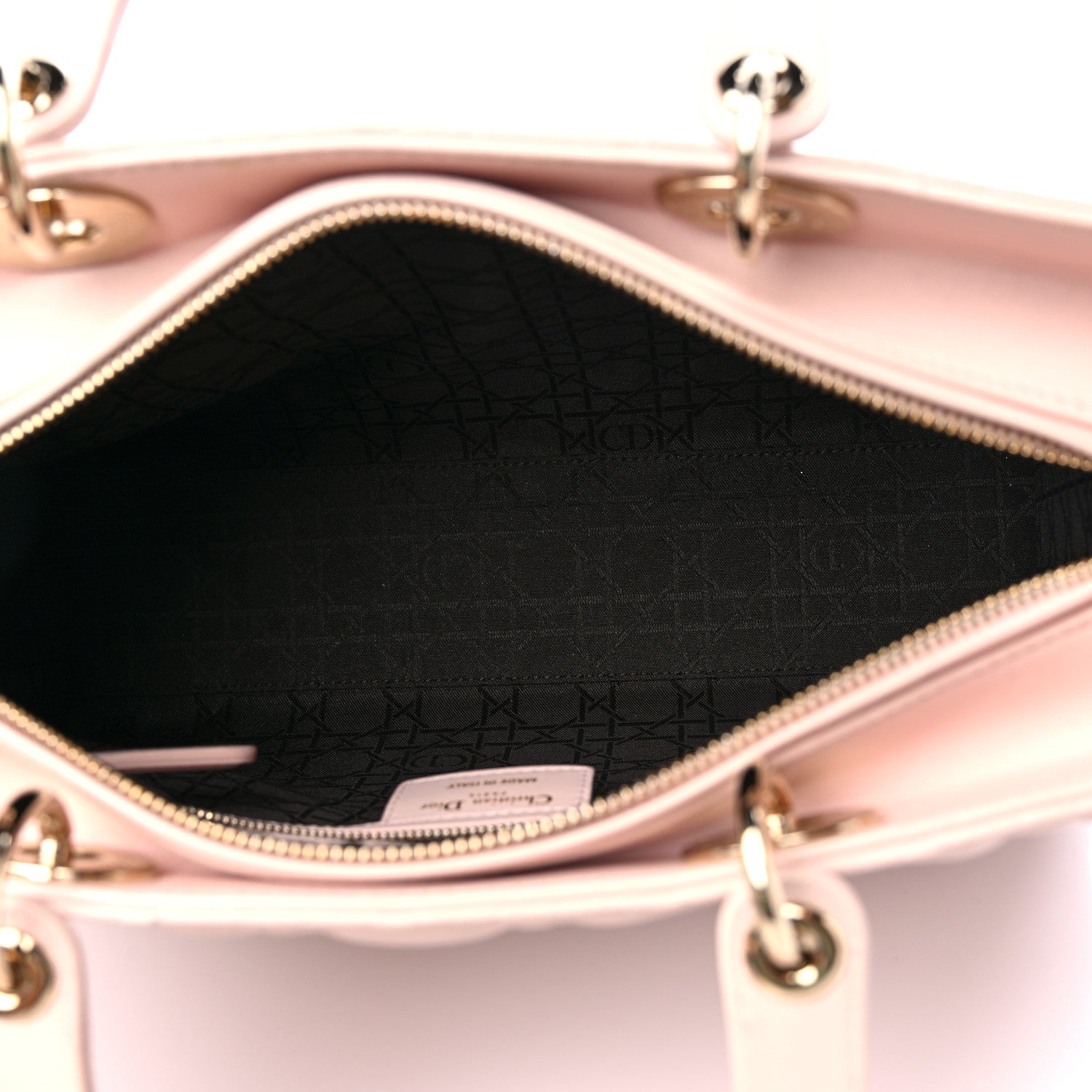 Christian Dior Lambskin Cannage Large Lady Dior Light Pink 5 of 11