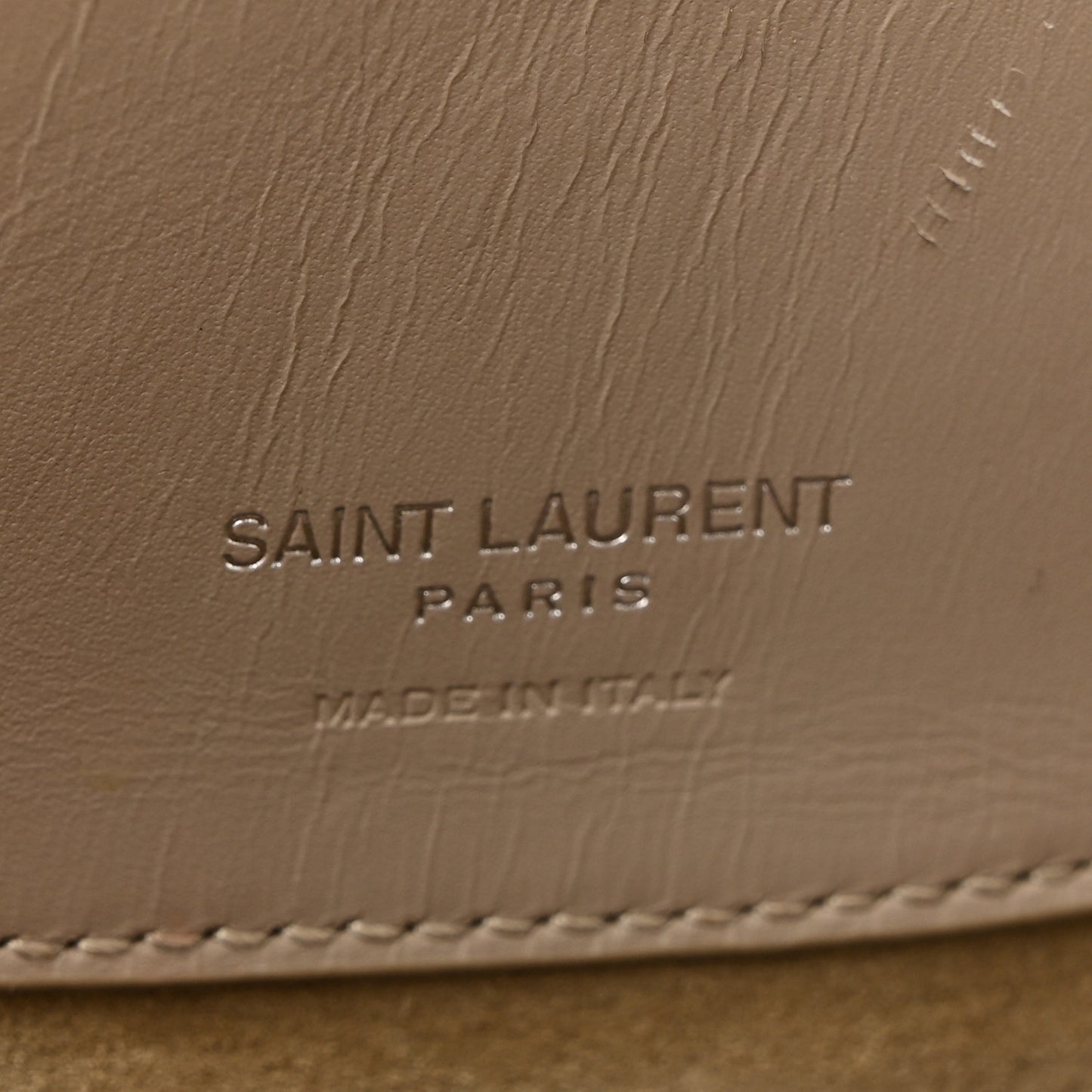 Shiny Calfskin Le 37 Small Bucket Bag Sea Salt