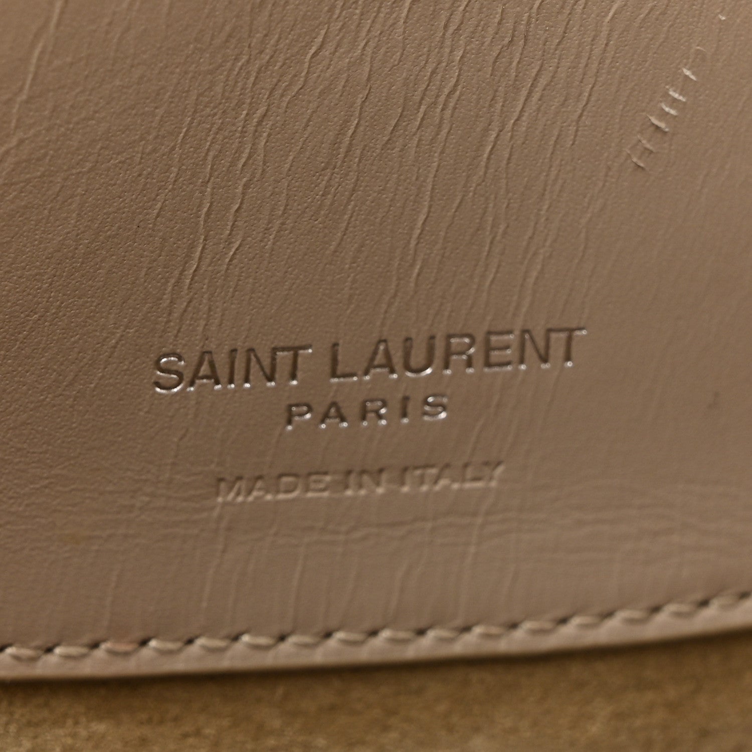 Saint Laurent Shiny Calfskin Le 37 Small Bucket Bag Sea Salt 6 of 13