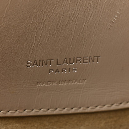 Saint Laurent Shiny Calfskin Le 37 Small Bucket Bag Sea Salt 6 of 13