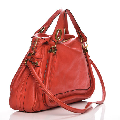 Chloe Calfskin Large Paraty Paprika Red 4 of 15