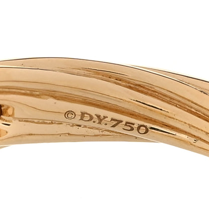 David Yurman 18K Yellow Gold Diamond Helena Ring 54 6.75 4 of 6