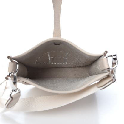 Hermes Taurillon Clemence Evelyne TPM Craie 5 of 10