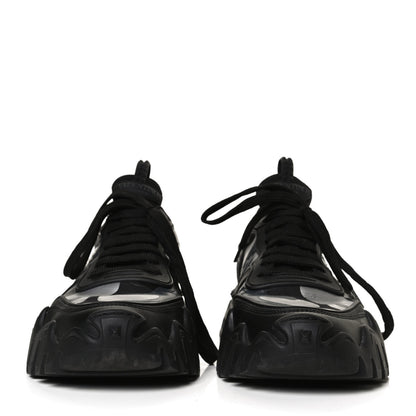 Valentino Garavani Nappa Suede Camouflage Womens Rockrunner Plus High Frequency Sneakers 41 Black 2 of 12