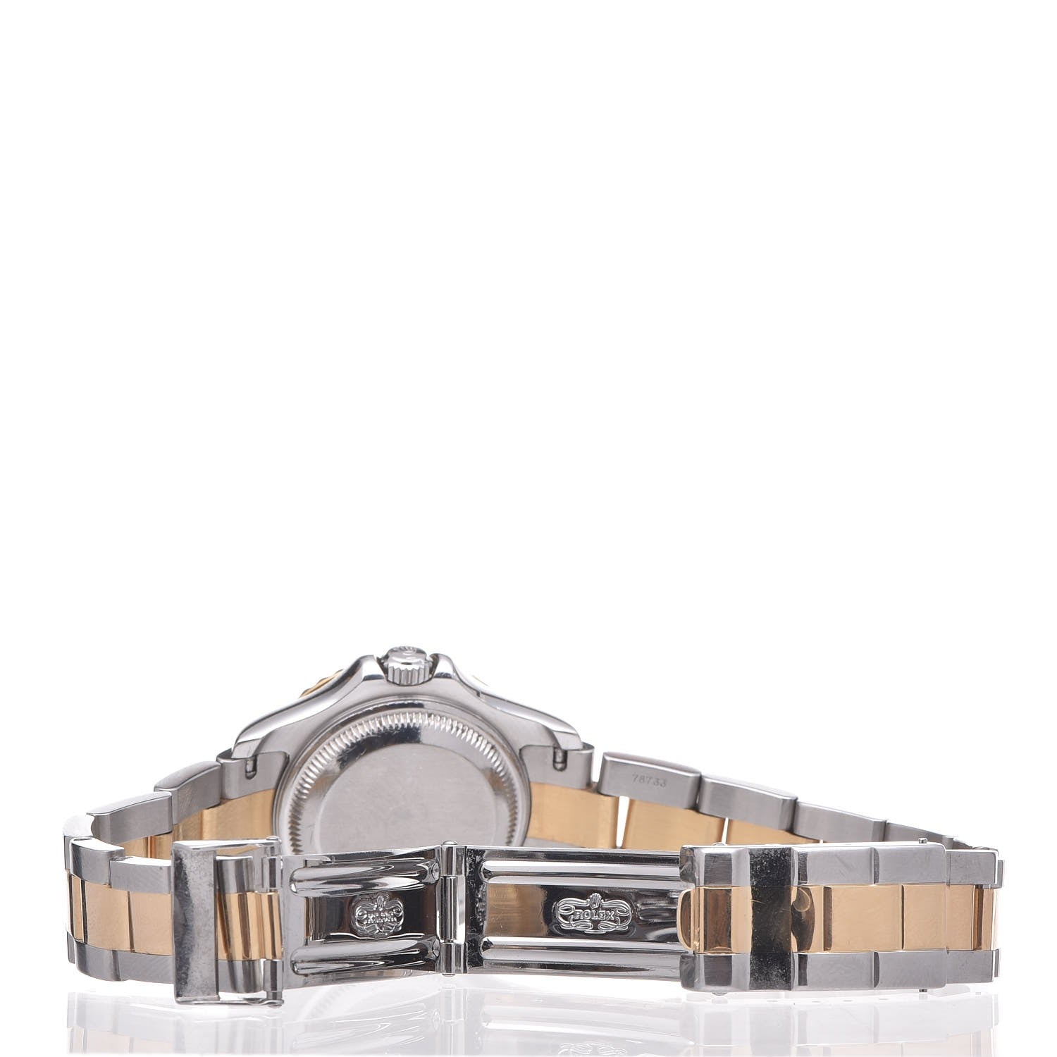 Rolex Stainless Steel 18K Yellow Gold 29mm Oyster Perpetual Date Yacht-Master Watch Silver 169623 6 of 6