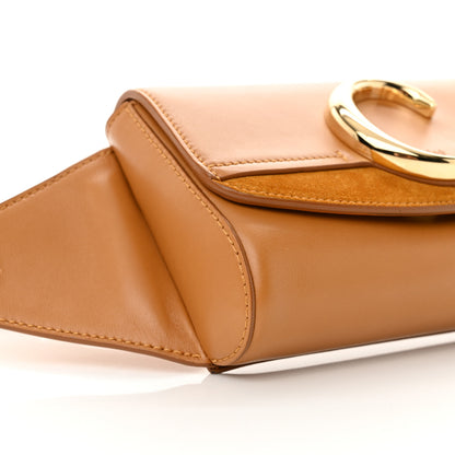 Chloe Calfskin Suede C Belt Bag Tan 8 of 10