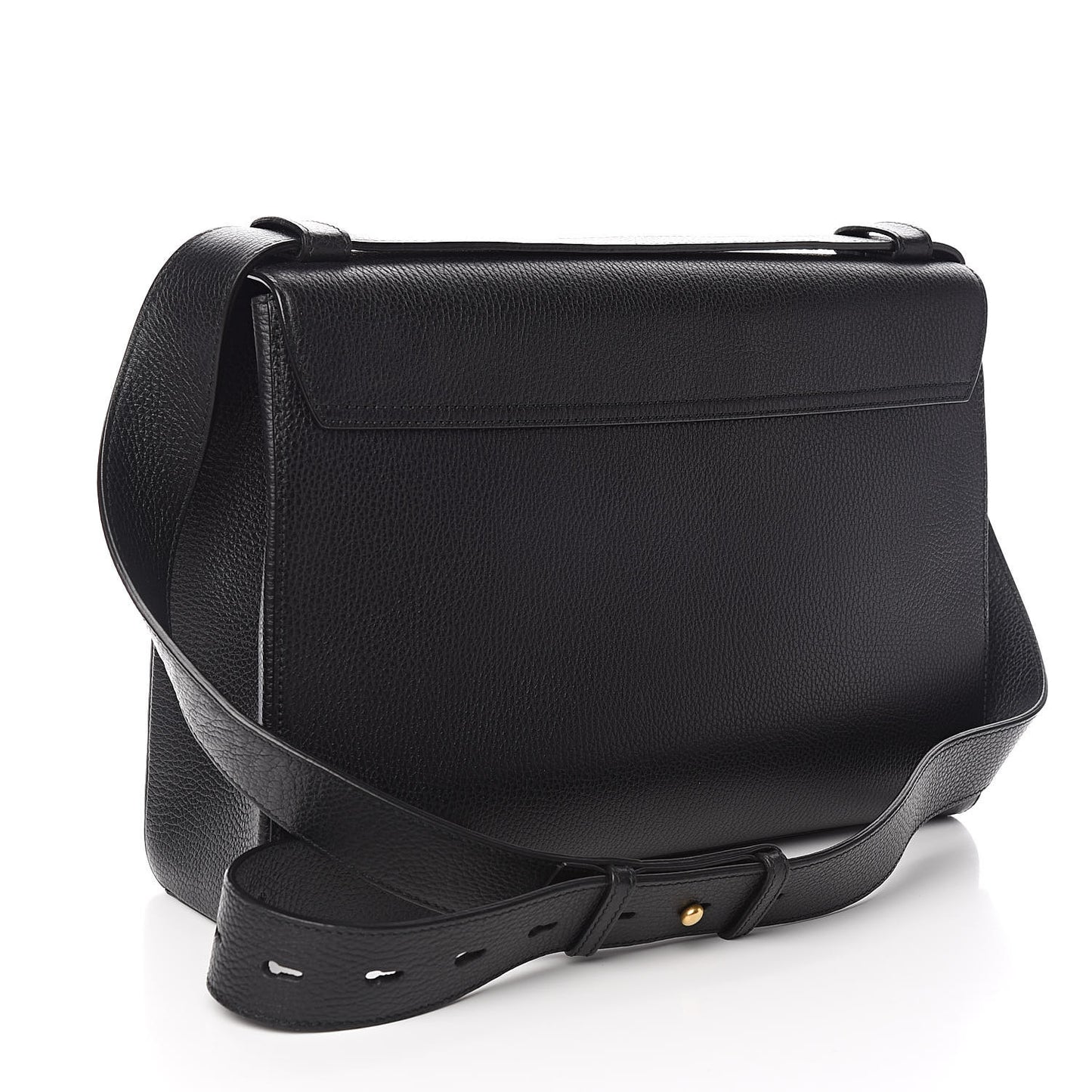 Calfskin GG Marmont Messenger Bag Black