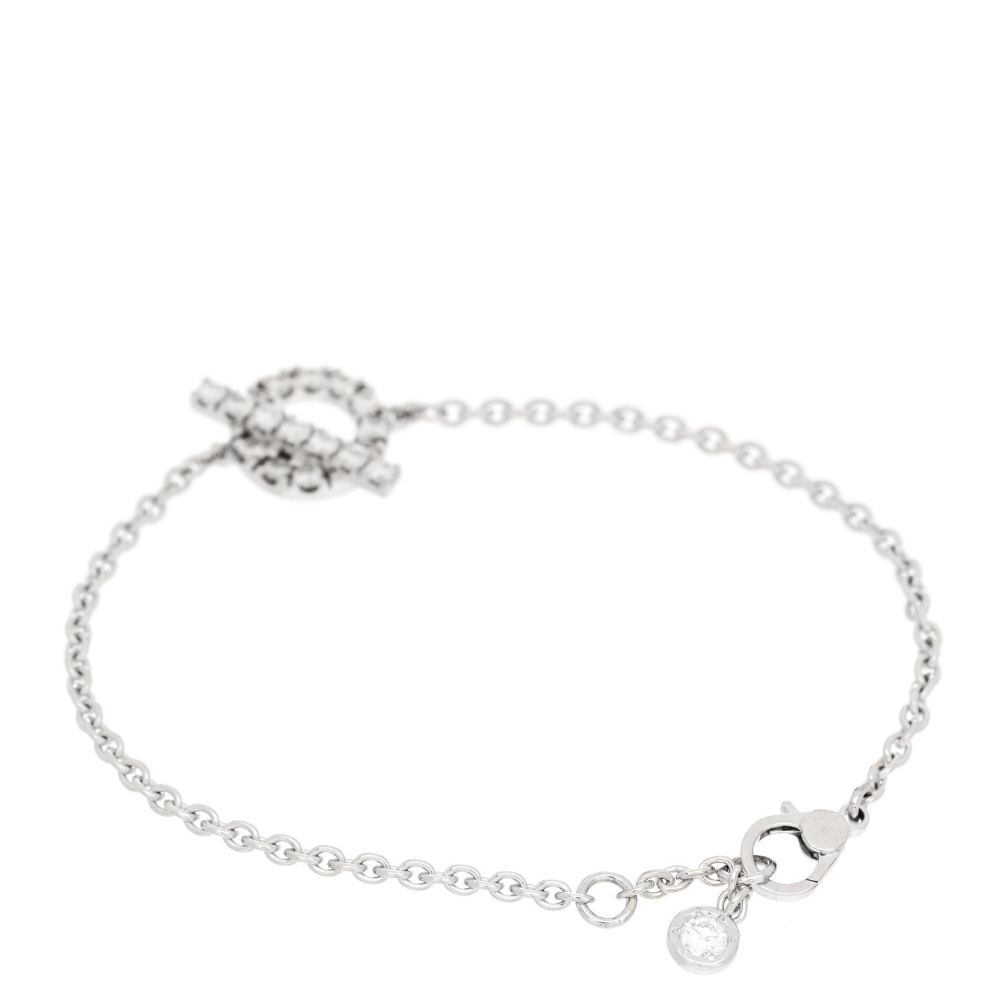 18K White Gold Diamond Finesse Bracelet SH