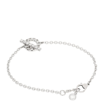 Hermes 18K White Gold Diamond Finesse Bracelet SH 2 of 4